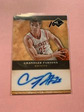 A916 - 2011-12 Limited 2011 Draft Pick Redemptions #17 Chandler Parsons Auto