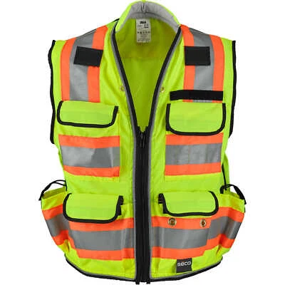 Chaleco utilitario de seguridad iluminado SECO clase 2 talla grande 50-52 Foto 1 de 2