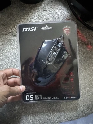 MSi Interceptor DS B1 Gaming Mouse - Adj. DPI, Adj. Weight System, Sealed NIB - Image 1 of 2