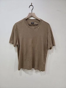Zegna Linen Crewneck Tee Men's Size EU 52 US Large - Picture 1 of 6