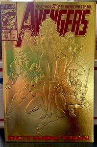 Marvel Avengers #366 (September 1993) Battle with the Kree. Goldfolie geprägt Com16 - Bild 1 von 2