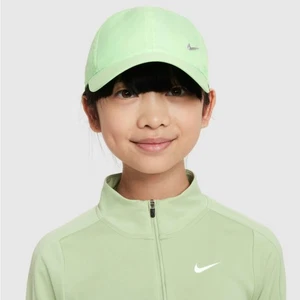Nike Kids Vapour Green Dri-FIT Club Unstructured Metal Swoosh Cap One Size - Picture 1 of 10