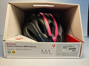 BONTRAGER Womens Solstice MIPS Bike Helmet - M/L Pink and Black New - Picture 1 of 11
