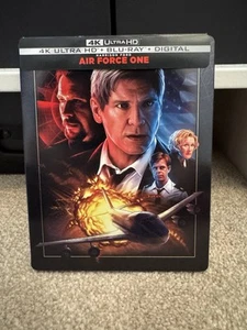 AIR FORCE ONE DOLBY VISION DOLBY ATMOS 4K BLURAY STEELBOOK - Picture 1 of 6