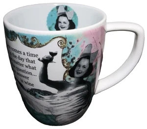 2014 Holy Crap Erin Smith Art "The Answer Is Wine" Coffee Mug Enesco Tea Cup - Picture 1 of 12