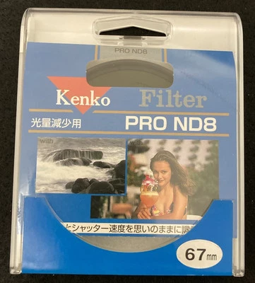 Kenko Lens PRO1D Pro ND8 (W) 67mm Neutral Density Filter – Made in Japan, Unused - Image 1 of 4