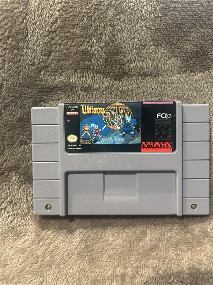 Ultima Runes of Virtue II Nintendo SNES RPG - Imagem 1 de 4