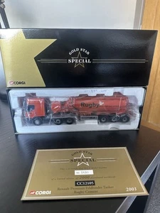 Corgi CC12105 Renault Feldbinder Tanker Rugby Cement Ltd Ed. Gold Star Special - Picture 1 of 14
