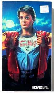 Teen Wolf VHS 1985 KVC Home Video 1st Release Michael J. Fox 80s Horror Comedy - Picture 1 of 8