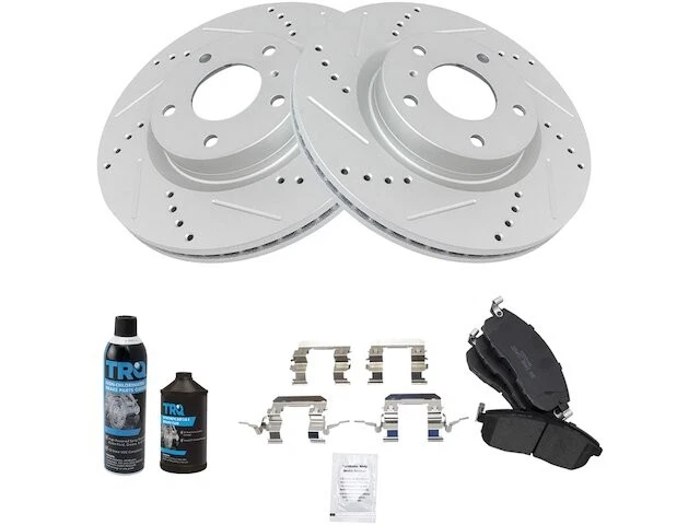 TRQ 32PB64Y Front Brake Pad and Rotor Kit Fits 2003-2004 Infiniti G35 - Image 1 of 1