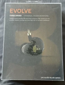 ACS EVOLVE Drei Treiber Universal In Ear Monitore Kopfhörer IEM Kabelgebunden Pro Audio - Bild 1 von 3