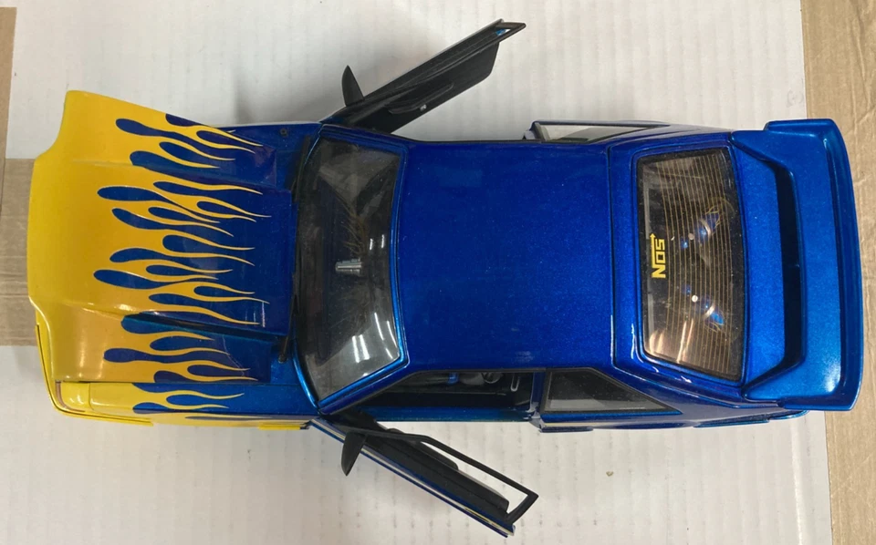 1/18 GMP 1987 Ford Mustang LX  Fox Body Street Heat Blue - Image 1 of 4