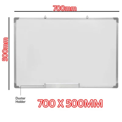 700 X 500MM Office School Magnetic Dry Whiteboard Drawing Memo Notice Board UKDC - Image 1 of 3