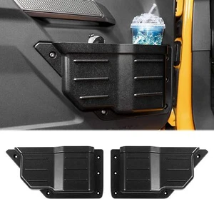 Front Door Pockets Storage Box Organizer Tray For Ford Bronco 2021+ Replacement - Picture 1 of 8