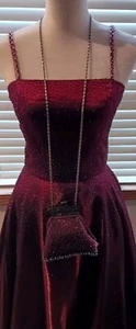Nuevo Hermoso Vestido Formal Vintage Sue Wong Nocturne Con Cuentas Talla 6 y Bolso de Noche - Imagen 1 de 13