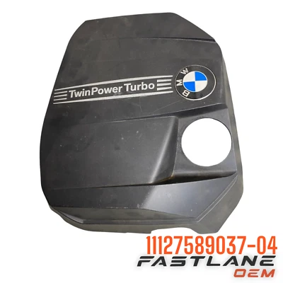 2007-2015 BMW 335I/X1 PLASTIC ENGINE COVER OEM 11127589037-04 - Image 1 of 4