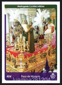 LA MACARENA #484 MADRUGADA ESTAMPA HOLY CARDS SEMANA SANTA 2024 SEVILLA - Imagen 1 de 2