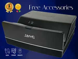 NEW SMART UX80 DLP Projector UST 3600 Lumens WXGA HD HDMI + 1 Year Warranty! - Picture 1 of 15