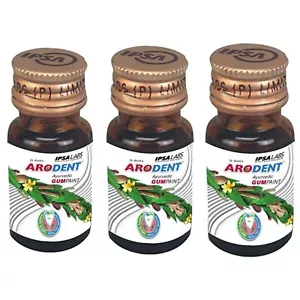 3 x vernice per gomma ayurvedica arodente per denti gonfi, spugnosi e sanguinanti sciolti - 10 ml - Foto 1 di 5