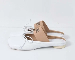 NW maison martin margiela anatomic shoes Ballet Mule S66WX0062P3628 black white - Picture 1 of 8