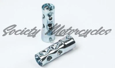 Deflectores de tubo de escape Harley Davidson de 4" silenciadores tubos de arrastre silenciadores Dyna Glide Foto 1 de 3