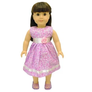 Doll Clothes Flowers Dress Outfit Fits American Girl & Other 18" inches Dolls - Picture 1 of 6