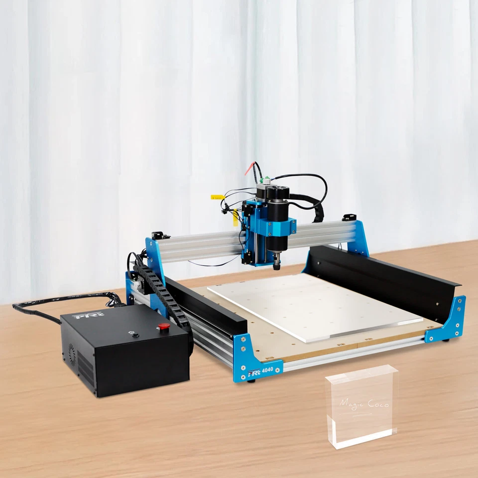 Taladradora para trabajo de madera CNC máquina de grabado 110V500W husillo Foto 1 de 4