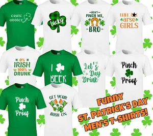 St. Patrick's Day T-Shirt Men's Paddy Patrick Irish Patriotic Funny Rude Joke - Picture 1 of 15