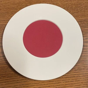Tupperware Cool Spot Untersetzer weiß rot Vintage Retro 2828A-5 rund 7”x7” - Bild 1 von 5