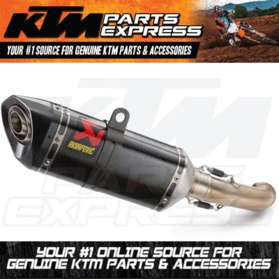 NUEVO OEM KTM AKRAPOVIC ESCAPE SLIP ON LINE 250 390 RC DUKE 2017-2022 93505999000 Foto 1 de 4