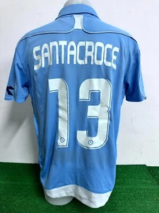 MAGLIA NAPOLI SANTACROCE NO MATCH WORN SHIRT JERSEY VINTAGE CAMISETA 2008/2009 - Imagen 1 de 3