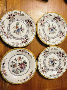 Pottery Barn Charleston Floral 4 Appetizer Plates - Picture 1 of 3