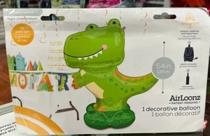 Cute Dinosaur 3D Airloonz 54" Jumbo Foil Balloon Party Supplies Home Decoration - Picture 1 of 5