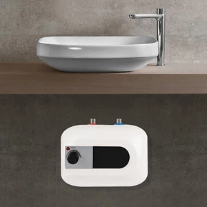 Calentador de Agua Eléctrico 6L 1500W Cocina Calentador de Agua Mini Tanque Calentador - Imagen 1 de 18