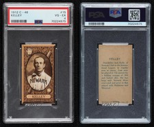 1912 Imperial International League Tobacco C46 Jack Kelley #15 PSA 4