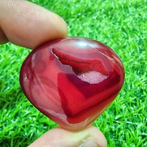 79.80 Carat Beautiful Natural Yummy Window Druzy Agate Pear Shape Loose Gemstone - Picture 1 of 6