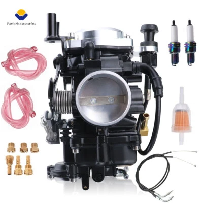 Carburetor CV40 & 35'' Throttle Cable For Harley-Davidson Sportster 883 1200 US - Image 1 of 4