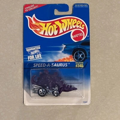 1995 Hot Wheels Model Series Speed-A-Saurus #345 Purple - Image 1 of 2