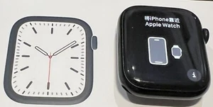 Apple Watch Series 7 45mm Midnight Aluminum Case with NIKE Sport Band (GPS) - Photo 1 sur 8