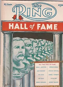 RING MAGAZINE HALL OF FAME ISSUE,OCTOBER 1954 - Picture 1 of 2