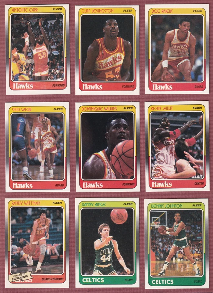 1988 Fleer Basketball (1-132) * You Pick * Conditions Listed - Image 1 of 1