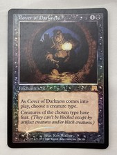 Cover of Darkness x1 *FOIL* MTG Onslaught 1x Magic Creased Light Play LP