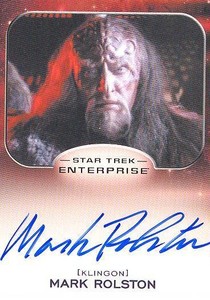 2014 Star Trek Aliens Mark Rolston As Captain Magh Autograph Card! RARE! Enterpr