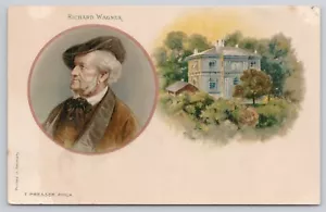 Richard Wagner Deutscher Komponist Oper Musik Geburtshaus Postkarte - Bild 1 von 2