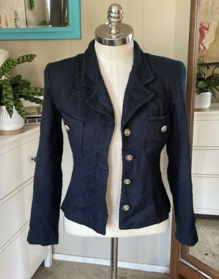 Vintage Hugo Buscati Milano black jacket Womens Size 8 - Image 1 of 4