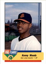 1994 San Jose Giants Fleer/ProCards 2832 Kenny Woods Los Angeles California Card