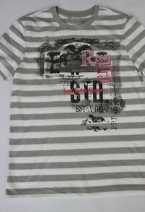 Men's Crew Neck Printed T-Shirt Short Sleeve Summer Casual Top - Picture 1 of 2