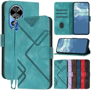 Leder Handy Tasche für Huawei Nova 12 Pro Ultra P70 Y70 Y72 Hülle Wallet Case - Picture 1 of 59