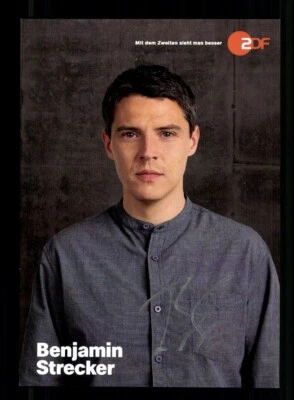 Benjamin Strecker Soko Stuttgart Autogrammkarte Original Signiert # BC 218069 - Bild 1 von 2