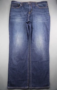 Men's 2017 Old Navy Flex Straight Jeans Stretch Dark Wash Size 40x32 (Msr 42x32) - Picture 1 of 7